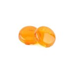 2 pcs moto clignotants lentilles, bouton kit de couvercles de lentilles de feux clignotants moto lumire ...