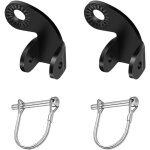 Lntyq 2 pices attache remorque velo, fixation remorque velo, adaptateur de remorque de vlo  dgagement ...