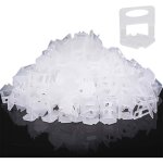 Lot de 200 languettes de nivellement pour aide  la pose de carreaux, bandes de traction 3 mm largeur ...