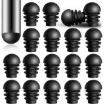 24 pièces bouchons d'extrémité ronds avec inserts de tube en plastique de diamètre extérieur de 16 mm ... 24 pièces bouchons d'extrémité ronds avec inserts de tube en plastique de diamètre extérieur de 16 mm ...