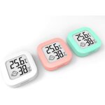 3 pices mini thermomtre hygromtre intrieur, digital thermo hygromtre indicateur prcision d'ambiance ...