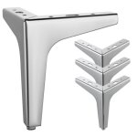 4 pcs pieds de meubles en métal, 6' 15cm pieds de meubles triangulaires pour meuble canapé table basse ... 4 pcs pieds de meubles en métal, 6' 15cm pieds de meubles triangulaires pour meuble canapé table basse ...