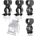 Lot de 4 supports de canne pour dambulateur ? support universel pour canne de marche pour fauteuil roulant, ...