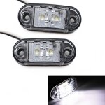 4pcs feux de gabarit latraux feux de dgagement led , indicateur de position, pour 12v 24v universel ...