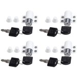 4pcs verrous de fentre porte coulissante patio embrailleur bloc baie vitre coulissante verrouillage ...