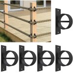 Lntyq lot de 5 supports de corde en jute, crochets de corde de chanvre, supports de corde de chanvre ...