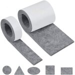 Autocollante meuble, feutrine adhesive 2 rouleaux(100 10cm + 100 2cm)dcoupe libre de toute taille ou ...