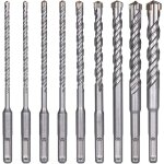 Forets  bton sds plus, 9pcs perceuse  percussion perceuse  maonnerie, 5, 6, 6, 8, 8, 10, 12, 14, ...