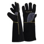 Gants extrmement rsistants au feu et  la chaleur, en cuir avec coutures kevlar, idaux pour les chemines, ...