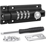 Loquet de verrouillage à combinaison, verrou de porte à code, imperméable verrou à combinaison à 4 chiffres ... Loquet de verrouillage à combinaison, verrou de porte à code, imperméable verrou à combinaison à 4 chiffres ...