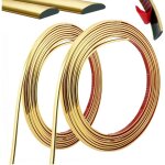 Lntyq moulure adhesive, moulure murale adhesive, 6m moulure flexible conception peler et coller, baguette ...