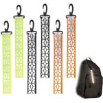 Pendentifs rflchissants, rflecteurs pour cartable, sac  dos, course  pied, porte - cls rflchissant ...