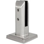 Lntyq pinces � verre carr�es pour garde - corps en verre tremp� de 10 � 12 mm, pince de montage de verre, ...