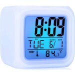 Réveil pour enfants, horloge numérique 7 couleurs changeantes led, réveil de chevet avec lumières pour ... Réveil pour enfants, horloge numérique 7 couleurs changeantes led, réveil de chevet avec lumières pour ...