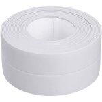 Ruban étanche pvc ruban adhésif blanc 3. 2m3. 8cm bande etancheite autocollante pour cuisine bonde de ... Ruban étanche pvc ruban adhésif blanc 3. 2m3. 8cm bande etancheite autocollante pour cuisine bonde de ...