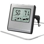 Thermomtre de cuisson pour viande numrique avec large cran lcd pour fumoir four cuisine friandises ...