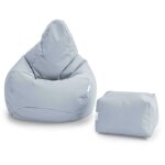 Loft 25 - pouf de jeu avec repose - pieds pour salon, pouf d'extrieur  dossier haut pour adultes avec ...