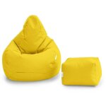 Loft 25 - pouf de jeu avec repose - pieds pour salon, pouf d'extrieur  dossier haut pour adultes avec ...