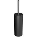 Logic porte - balayette brosse wc porte balai noir mat murale seulement viss - cosmic