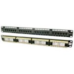 Logilink - prises encastrables ethernet 24 ports - rj45 cat. 6 - noir