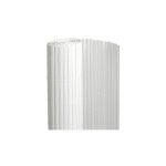 Canisse en pvc blanc - 90% d'occultation - long 6 m, hauteur 1. 20 m
