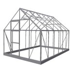 Atout loisir - serre de jardin universal en verre trempé avec base de 9. 9m², couleur aluminium Atout loisir - serre de jardin universal en verre trempé avec base de 9. 9m², couleur aluminium