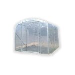 Atout loisir - serre tunnel pro - 230 larg 2. 30 m, long 3 m, faade 1 porte simple et 1 faade pleine ...