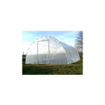 Atout loisir - serre tunnel pro - 450 larg 4. 50 m, long 6 m, faade 1 porte simple et 1 faade pleine ...