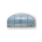 Atout loisir - serre tunnel pro - 500 larg 5 m, long 6 m, fa�ade 1 porte simple et 1 porte dble