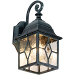 London - lanterne murale - 1 lumi�re - l 15. 1 cm - vert - classique / antique - �clairage ext�rieur ...