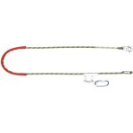 Longe de maintien r�glable 2m �me acier + gaine de protection - en354 / en355