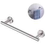 Longziming - porte - serviettes salle de bain barre porte serviette acier inox sus304 murale 30 cm bross ...