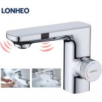 Lonheo - robinet de lavabo de salle de bain à capteur avec électronique infrarouge, robinet de lavabo ... Lonheo - robinet de lavabo de salle de bain à capteur avec électronique infrarouge, robinet de lavabo ...