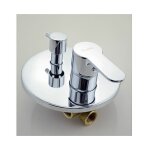 Lookshop - mlangeur de robinet de douche rond encastrable