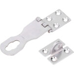 Loquet de cadenas en acier inoxydable 316, loquets de porte pliables, boucle de verrouillage, mat�riel ...