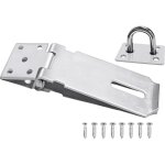 Loquet  cadenas avec vis, serrure de porte de 12, 7 cm, loquet de porte, convient pour jardin, portail, ...