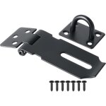 Loquet  cadenas avec vis, serrure de porte de 7, 6 cm, loquet de porte, convient pour jardin, portail, ...