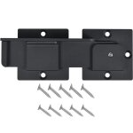 Loquet de portail rabattable de 19, 1 cm avec trou de cadenas, loquet de porte rglable en alliage d'aluminium ...