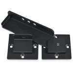 Loquet de portail rabattable de 19, 1 cm avec trou de cadenas, loquet de porte rglable en alliage d'aluminium ...