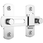 Loquet porte - 100 x 70 x 20 mm - loquet porte coulissante inox, targette de porte, verrou porte interieure, ...