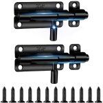 Loquet porte, 2 pi�ces 304 targette de porte exterieur, verrou porte exterieur, loquet de porte coulissante ...