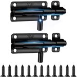 Loquet porte, 2 pices 304 targette de porte exterieur, verrou porte exterieur, loquet de porte coulissante ...