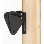 Loquet de porte de grange de grande taille, verrou de confidentialité noir pour porte coulissante, fonctionne ... Loquet de porte de grange de grande taille, verrou de confidentialité noir pour porte coulissante, fonctionne ...