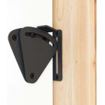 Loquet de porte de grange de grande taille, verrou de confidentialit� noir pour porte coulissante, fonctionne ...