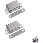 Loquet de porte magn�tique ? loquet magn�tique robuste en acier inoxydable, capacit� de charge de 13, ...