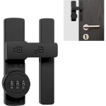 Loquet rabattable � combinaison � 180 degr�s, code sans cl� � 3 chiffres, pour porte, grange, garage, ...