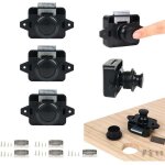 Loquet de verrouillage � bouton - poussoir, 5psc serrures de porte sans cl� pour camping - car, yacht, ...