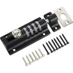 Loquet de verrouillage � combinaison 4 chiffres serrure de s�curit� imperm�able pour armoire, garage, ...