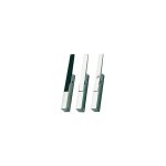 Loqueteau automatique pour porte �paisseur 22 - d�cor : chrom� / satin� - serrure : avec - fermod