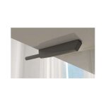 Loqueteau pousse l�che sur embase renforc� - d�cor : blanc - sortie piston : 37 mm - italiana ferramenta ...